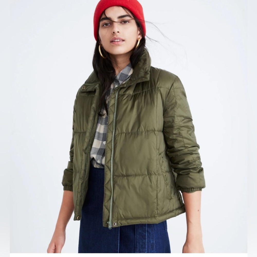Madewell travel buddy packable puffer